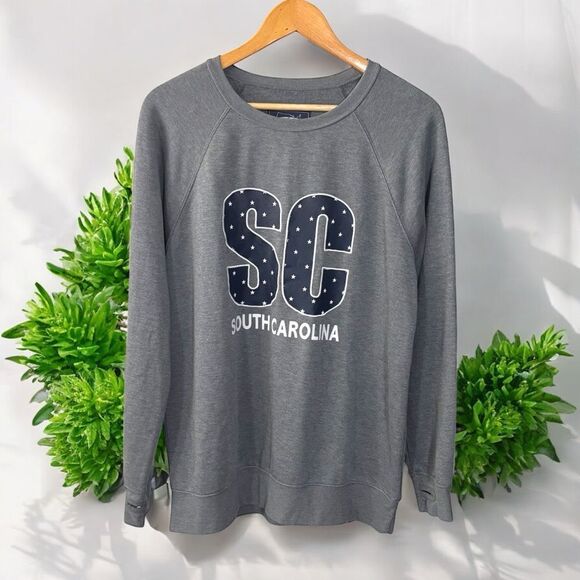 Gray South Carolina unisex Sweater sweatshirt size large SC USA 🇺🇸 - Picture 1 of 7